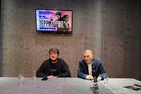 Художественный руководитель «Новой драмы» Вадим Карионов и режиссер театра «Чудак» Александр Говорин