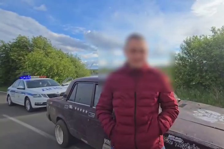 Автомобилист. Скриншот видео пресс-службы ГУ МВД по региону