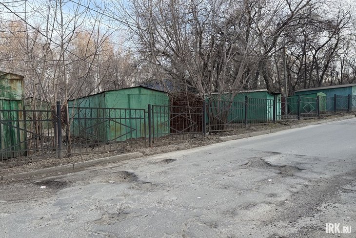 Гаражи в Грибоедовской роще. Фото IRK.ru
