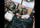 Гуманитарный груз. Скриншот видео из телеграм-канала Федора Садовникова