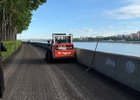 Ремонт дороги на Бульваре Гагарина. Фото IRK.ru