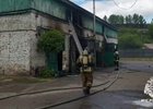 Тушение пожара. Скриншот видео пресс-службы ГУ МЧС по региону