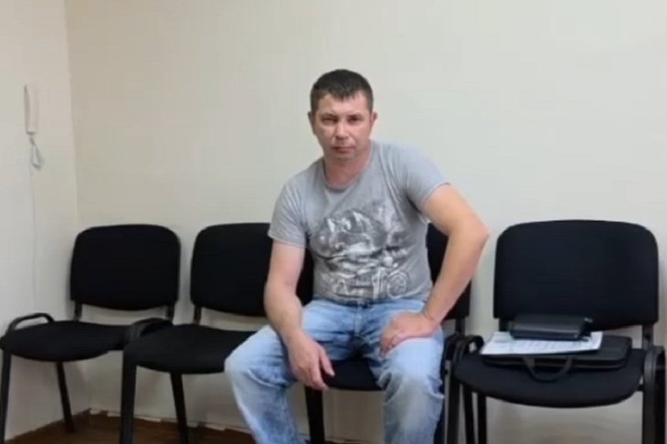 Водитель фуры. Скриншот видео пресс-службы Госавтоинспекции Иркутской области