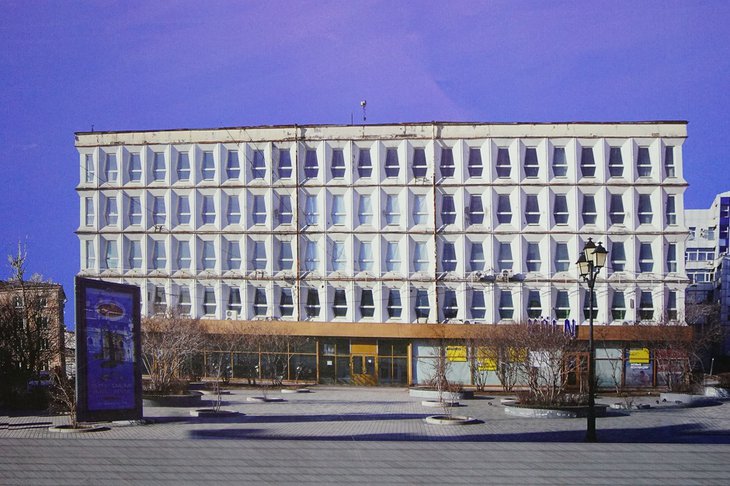 Дом быта на Урицкого. Фото пресс-службы думы Иркутска