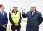 Игорь Кобзев проверил ремонт путепровода на Батарейной. Фото пресс-службы правительства Иркутской области