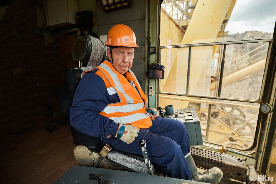 Машинист ЭШ 20/90 Евгений Заико