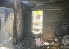 Сгоревшее помещение. Фото пресс-службы ГУ МЧС России по Иркутской области