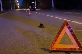 Место ДТП. Скриншот видео пресс-службы Госавтоинспекции Иркутской области