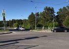 ДТП произошло на перекрестке Боринского и Васильевой. Скриншот видео Госавтоинспекции региона