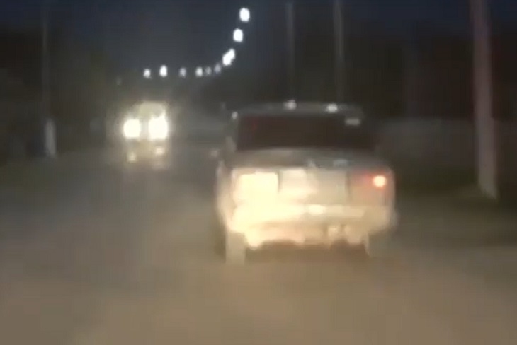 Погоня в Тайшетском районе. Скриншот видео Госавтоинспекции Иркутской области