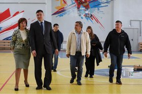 Спортивный зал в спорткомплексе  «Авиатор». Фото пресс-службы администрации Иркутска