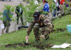 Высадка деревьев. Фото пресс-службы администрации Иркутска