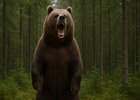 Медведь. Сгенерировано с помощью нейросети