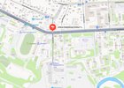 Пересечение улиц Баррикад и Черского. Скриншот с сайта Яндекс.Карты