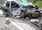 Машина после аварии. Фото пресс-службы Госавтоинспекции Иркутской области