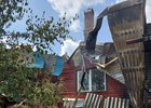 Горевший дом. Фото ГУ МЧС России по Иркутской области