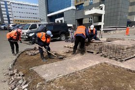 Работы на 2-й Железнодорожной. Фото из телеграм-канала Руслана Болотова