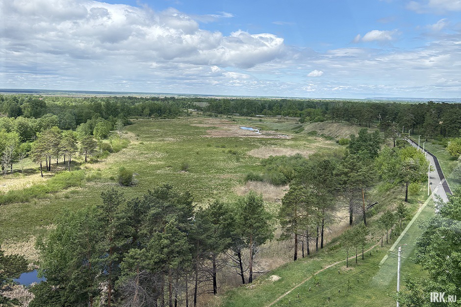 Вид с колеса обозрения. Фото IRK.ru