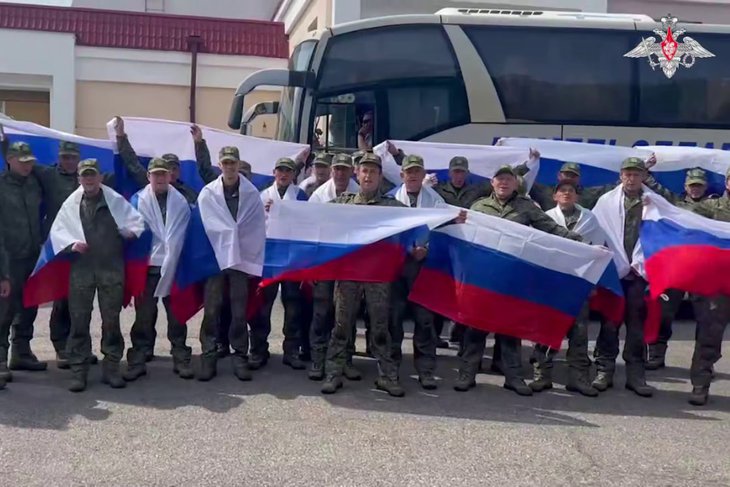 Военнослужащие. Скриншот видео из телеграм-канала Минобороны РФ