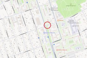 Участок, где ограничат проезд. Скриншот с сайта Яндекс.Карты