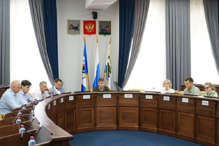 Заседание. Фото пресс-службы думы Иркутска