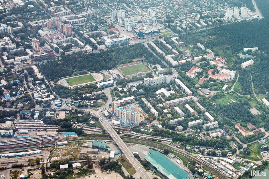 Город с высоты. Фото Артема Моисеева, IRK.ru