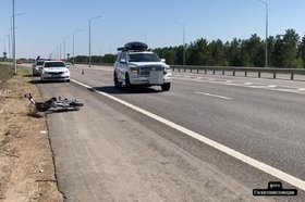 Место ДТП. Фото пресс-службы Госавтоинспекции Иркутской области
