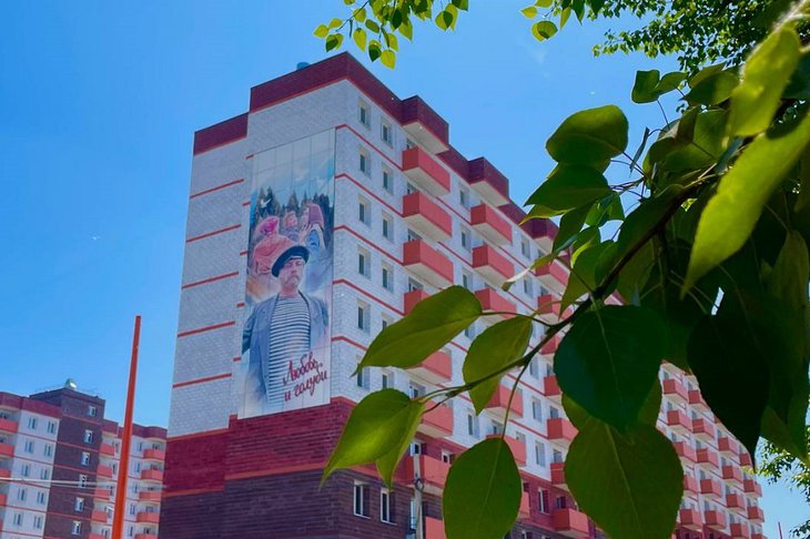 Мурал. Фото из телеграм-канала Вадима Семенова