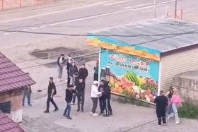 Скриншот видео очевидцев из телеграм-канала прокуратуры Иркутской области