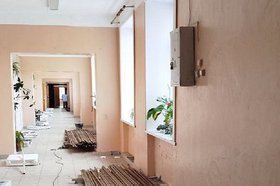 Ремонт школы. Фото пресс-службы администрации Иркутска