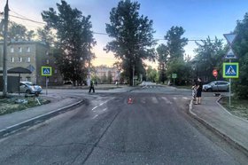Место аварии. Фото пресс-службы Госавтоинспекции Иркутска