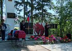 Траурный митинг. Фото из соцсетей администрации Жигаловского района