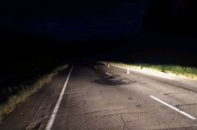 Место ДТП. Скриншот видео пресс-службы Госавтоинспекции Иркутской области