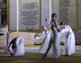 Хореографический ансамбль представил тематический танцевальный номер.