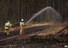Тушение пожара. Фото Маргариты Романовой, IRK.ru