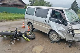 Авария в Шелеховском районе. Фото пресс-службы Госавтоинспекции Иркутской области