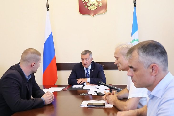 Личный прием граждан. Фото правительства Иркутской области