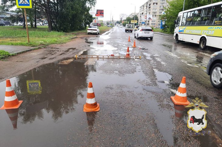 Место аварии в Ангарске. Фото ГУ МВД России по Иркутской области