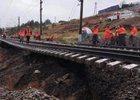 В Забайкальском крае размыло насыпь пути. Фото Восточно-Сибирской транспортной прокуратуры