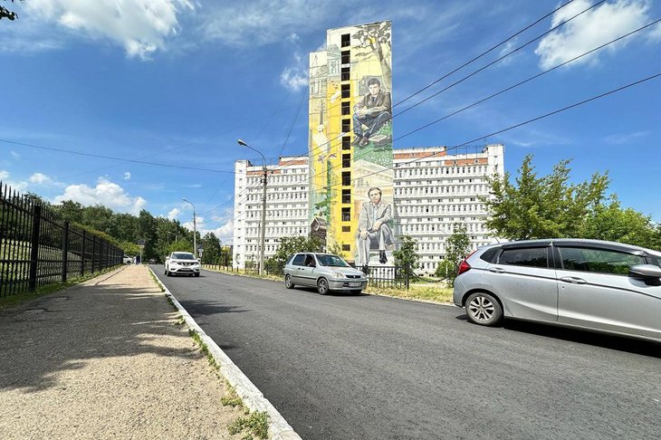 Отремонтированная дорога. Фото пресс-службы думы Иркутска
