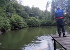 Озеро на базе отдыха «Вольница». Скриншот видео ЮРПСО МЧС России