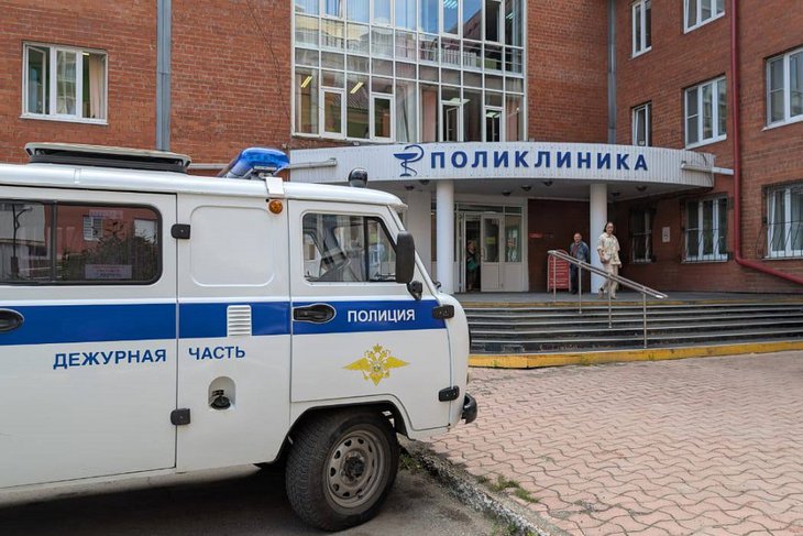 Поликлиника горбольницы №8. Фото пресс-службы ГУ МВД по Иркутской области