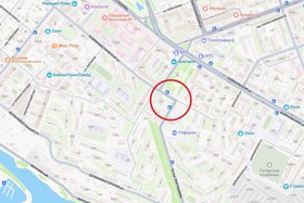 Участок, где ограничат движение. Скриншот с сайта Яндекс.Карты