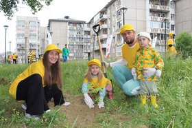 Участники экоакции. Фото АНХК