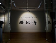 Третья выставка — работы скульптора из Якутии Алексея Федосеева «Ай-Тыын».