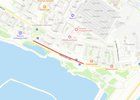 Ограничение движения. Скриншот с конструктора «Яндекс. Карты»