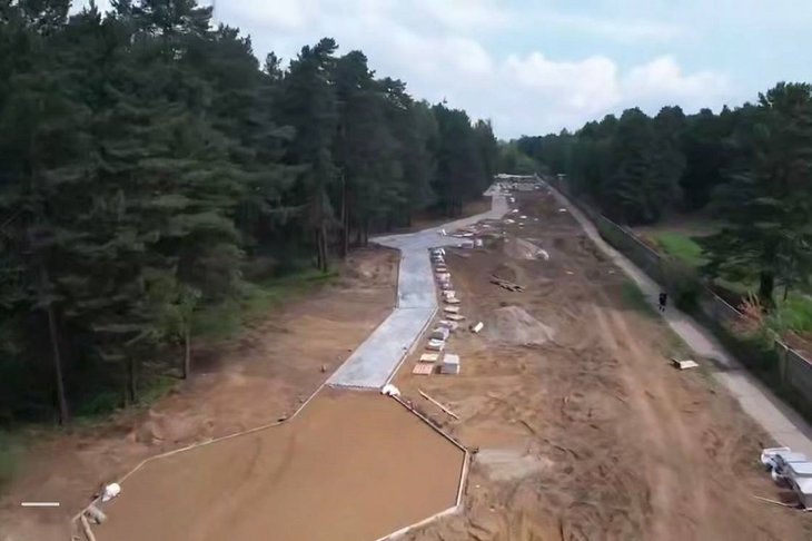 Благоустройство. Скриншот видео из соцсетей Сергея Петрова