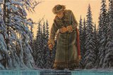 «Девушка и Луна». Выставка иллюстраций Георгия Инешина к сказкам коренных народов Сибири