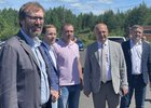 Спикер и депутаты ЗС, мэр Усть-Илимска и глава минтранса региона. Фото IRK.ru