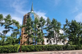 Реставрация Спасской церкви. Фото Светланы Павловой, IRK.ru